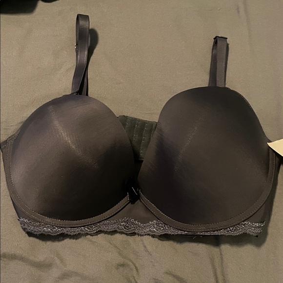 Paramour Other - Paramour Charcoal Lace Accent Bra Size 38D NWT